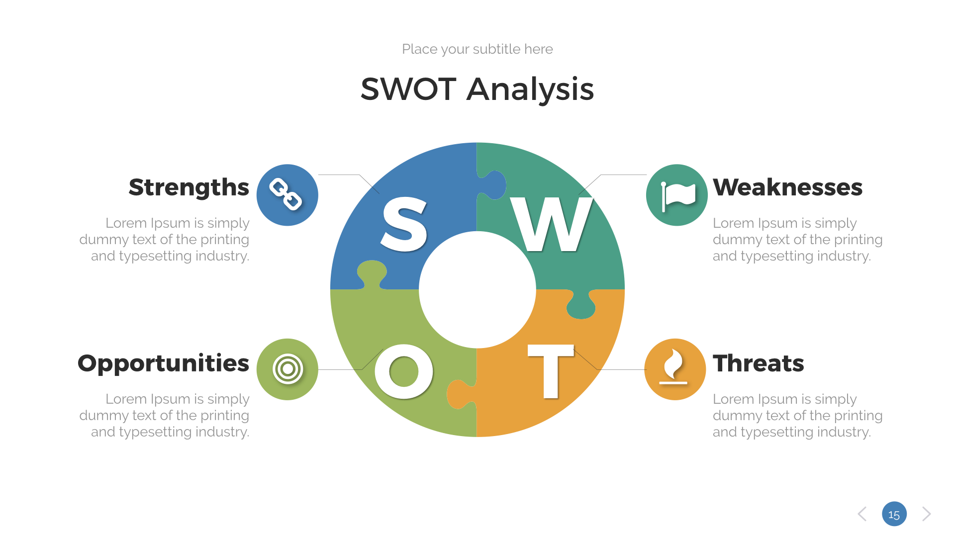 SWOT Analysis Keynote Presentation Template, Presentation Templates