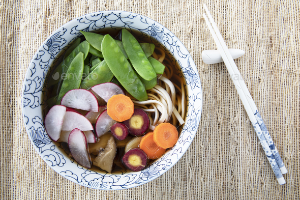 Making Udon Soup Series: Image Seven of Nine - Stock Photo - Images