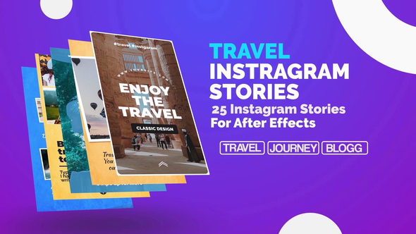 Travel Instagram Stories - VideoHive 23150027