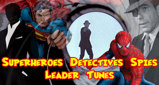 60s Superheroes, Detectives, Spies Tv Leaders