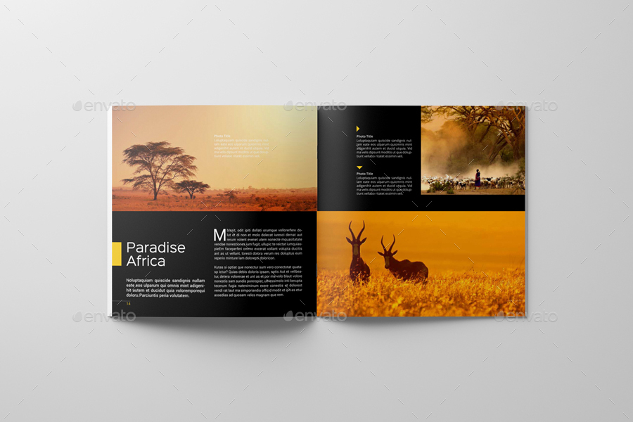 Square Photography Portfolio, Print Templates | GraphicRiver