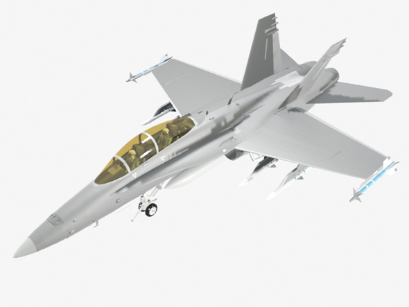 FA 18D Hornet - 3Docean 23151638
