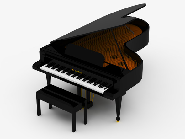 Grand Piano - 3Docean 23151686