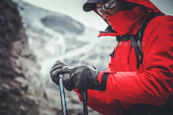 Climber on a Trailhead - Stock Photo - Images