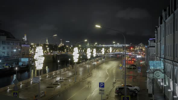 Time Lapse. View of Moscow Street. alt