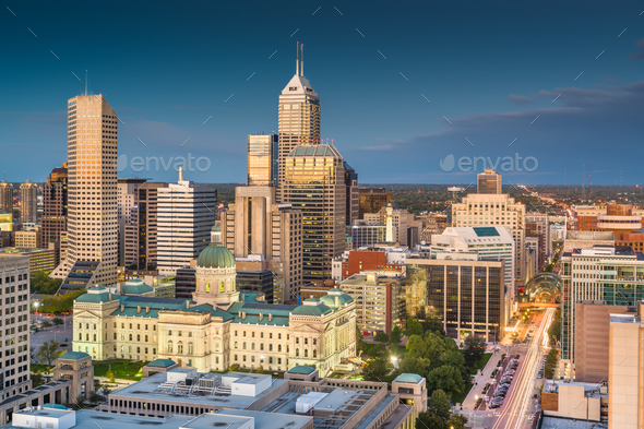 indianapolis indiana usa downtown