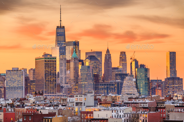 New York, New York, USASSkyline - Stock Photo - Images