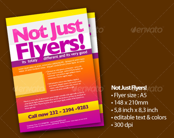 Not Just Flyers! - Corporate Flyers