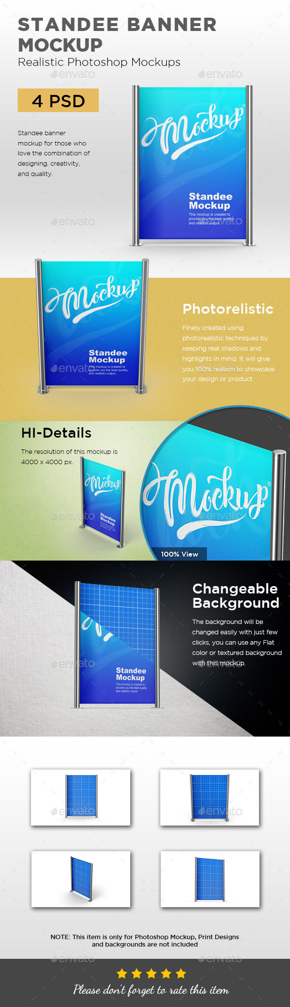 Download Standee Design Psd PSD Mockup Templates