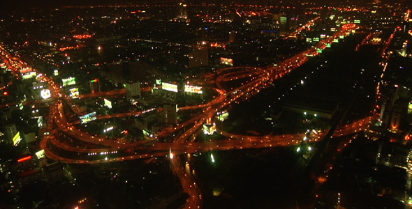 Time Lapse Bangkok Traffic