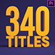 340 Titles and Lower Thirds For Premiere Pro - VideoHive Item for Sale