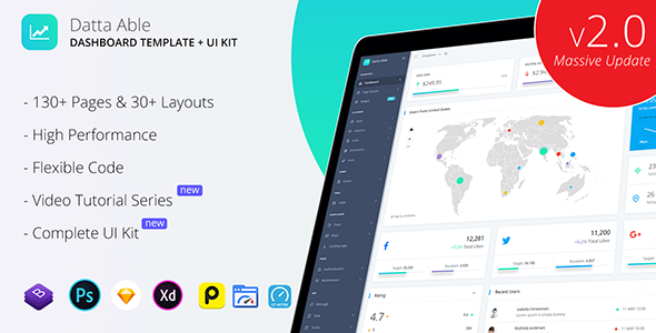 Datta Able Bootstrap - ThemeForest 22954576