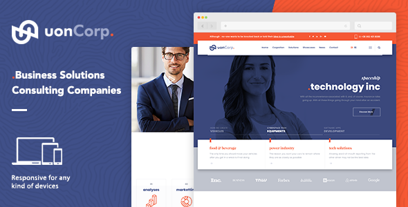 Uon Corp | Business Solutions Consulting Companies Theme