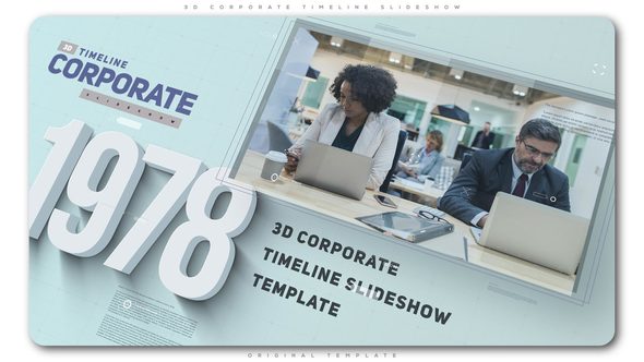 3D Corporate Timeline - VideoHive 23169758