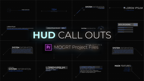 HUD Call Outs For Premiere Pro