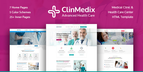 Clinmedix - HealthMedical - ThemeForest 22972607