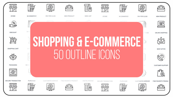 Shopping And Ecommerce - VideoHive 23172172