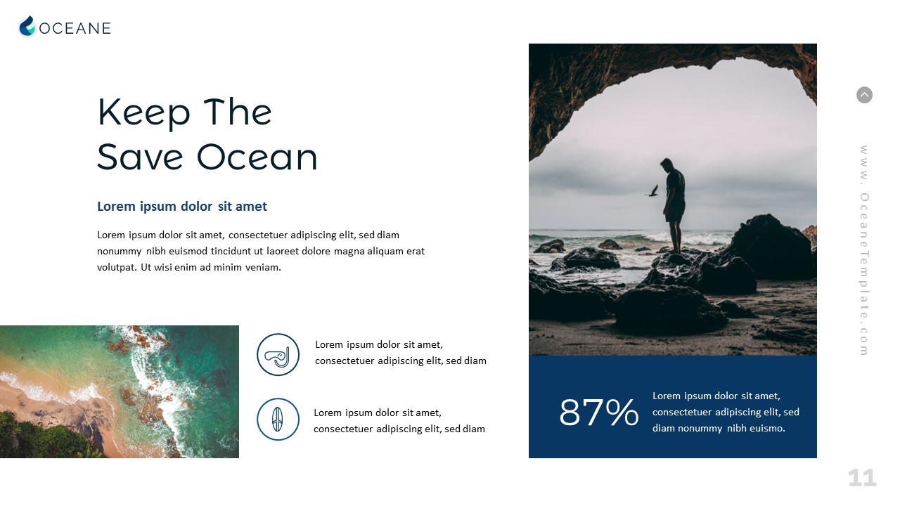 Oceane Presentation Template, Presentation Templates | GraphicRiver