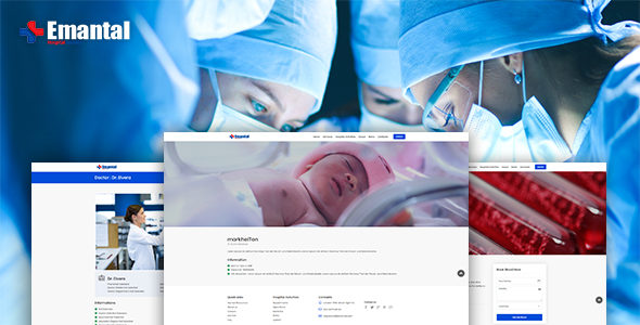 Emantals – Hospital Management System with Website - CodeCanyon Item for Sale