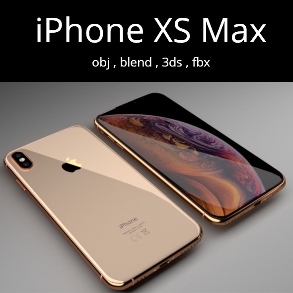 iPhone XS Max Blender by Sriniwas | 3DOcean