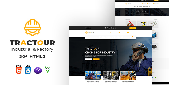 Tractour - Industrial - ThemeForest 23147653