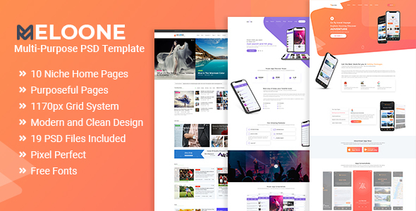 MeloOne - Corporate - ThemeForest 23115737