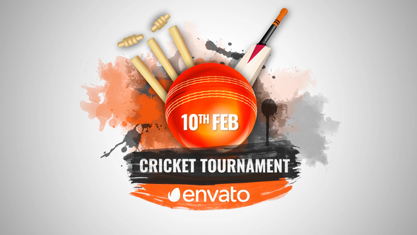 Sports Cricket Logo - VideoHive 23174613