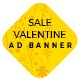 Valentine Day Sale Ad Banners