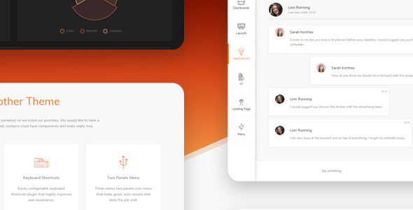Piaf - Vuejs Admin Dashboard