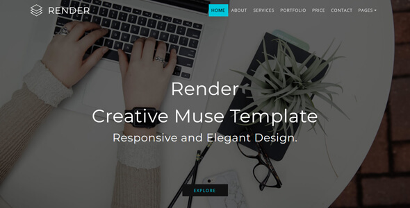 Render_Multipurpose Creative Muse - ThemeForest 23182221