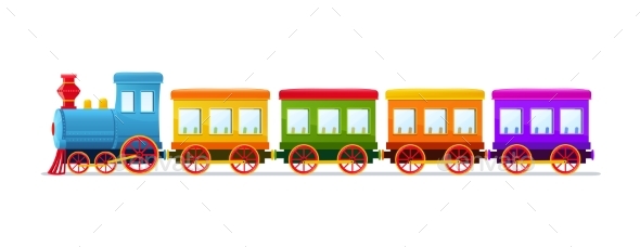 cartoon train toy