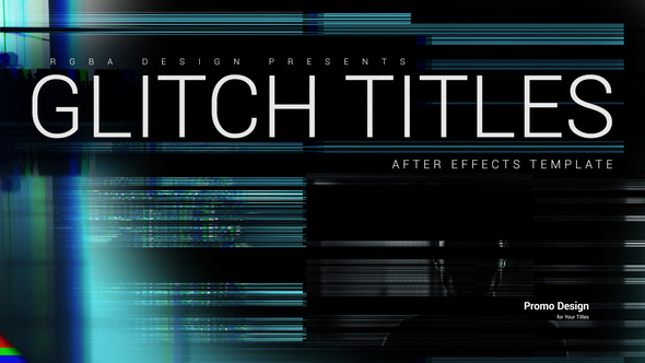 Glitch Titles - VideoHive 17074293