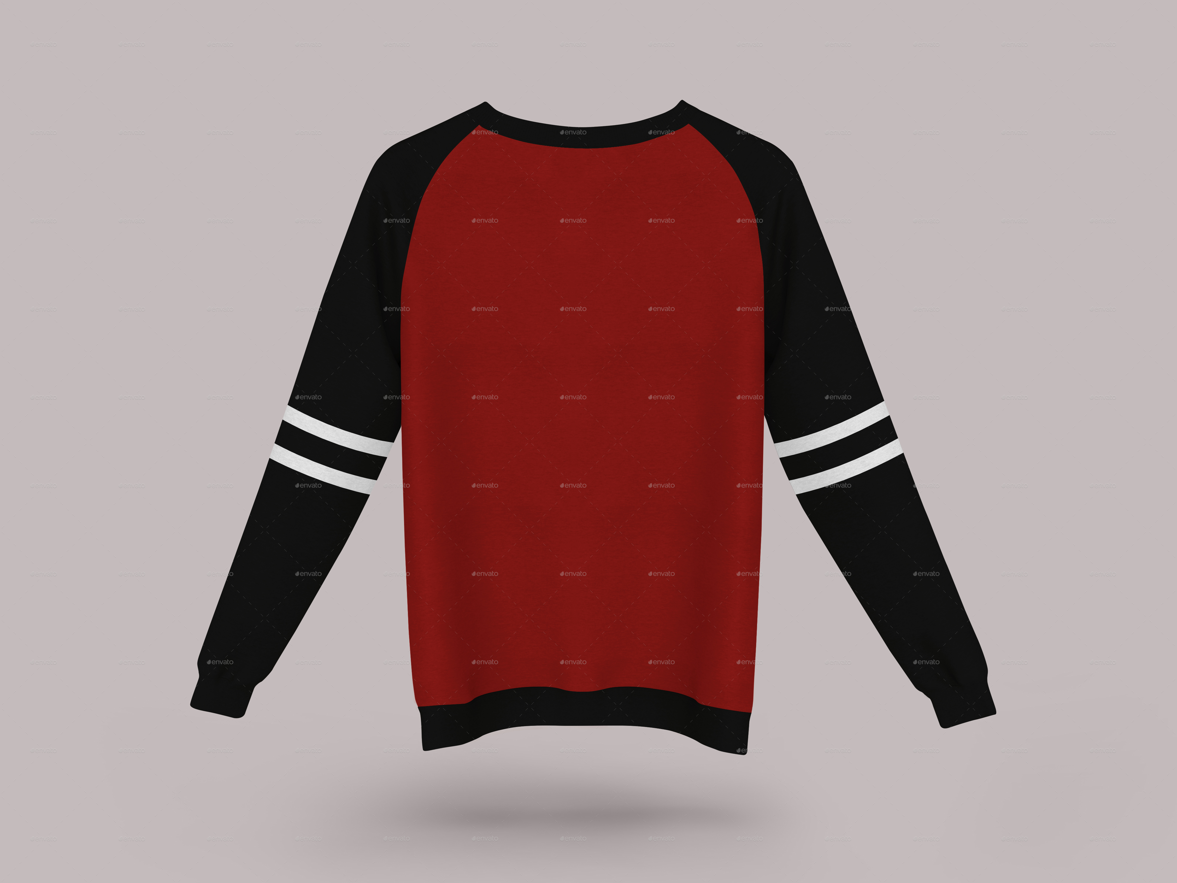 Download Long Sleeve Raglan Sweatshirt Mockup by timmo_ts | GraphicRiver