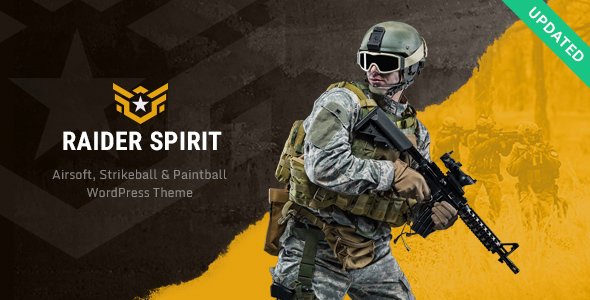 Raider Spirit - ThemeForest 22711235
