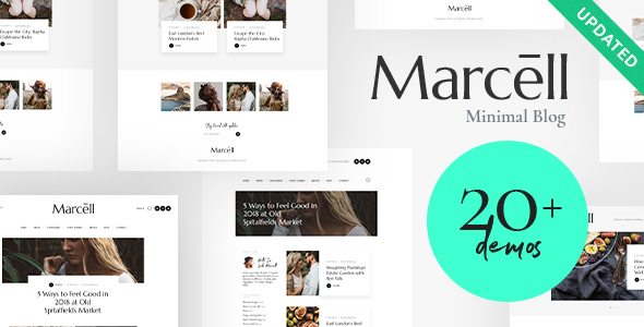 Marcell 20+ - ThemeForest 22525022