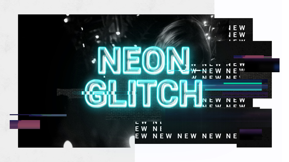 Neon Glitch - VideoHive 23154174