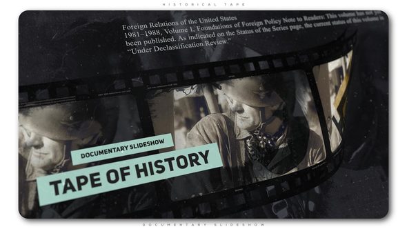 Historical Tape Documentary - VideoHive 23192599