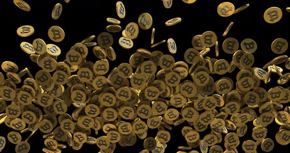 Bitcoin Symbol Animation