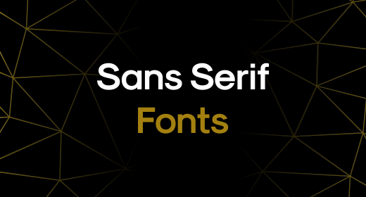 Sans Serif Fonts