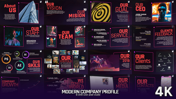 Modern Company Profile - VideoHive 23195390