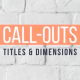 Call out Titles - VideoHive Item for Sale