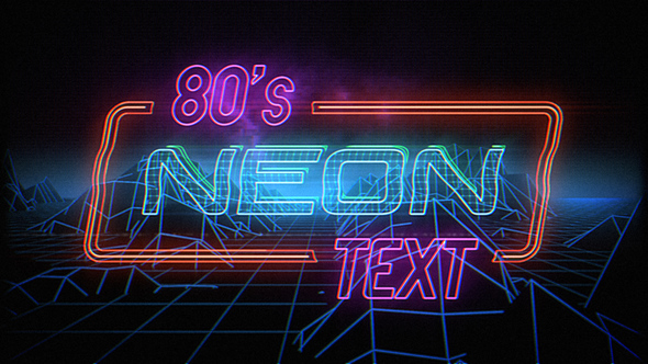 Retro Neon Titles By Trahko Videohive