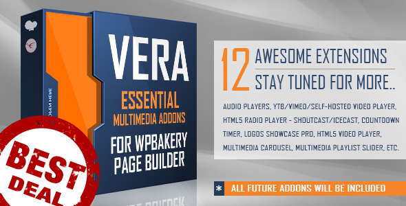 Vera – Essential Multimedia Addons for Visual Composer