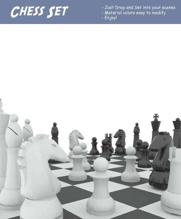 Chess Set - 3Docean 83087