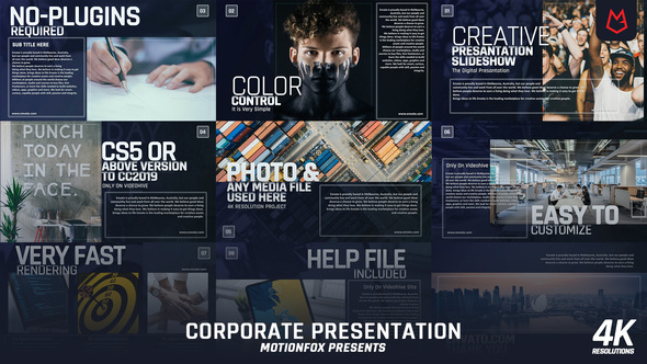 Corporate Presentation Slide - VideoHive 23203177
