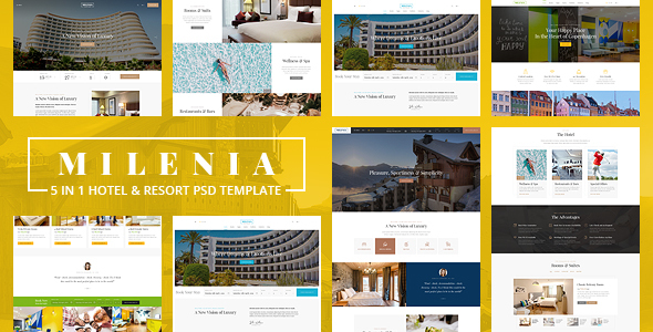 Milenia - HotelResort - ThemeForest 23203299