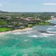 Aerial of World Famous Waterfront Resort on Garden Hawaii Island Kauai in Poipu - VideoHive Item for Sale