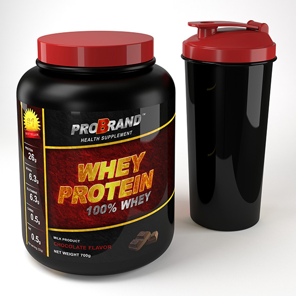 Protein Bottle and - 3Docean 23204826