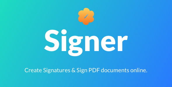 Signer | Create Digital signatures and Sign PDF documents online - CodeCanyon Item for Sale