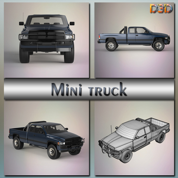Mini Truck - 3Docean 23210664